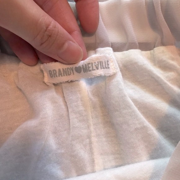 Brandy Melville High-Low Flowy Skirt - Picture 6 of 8